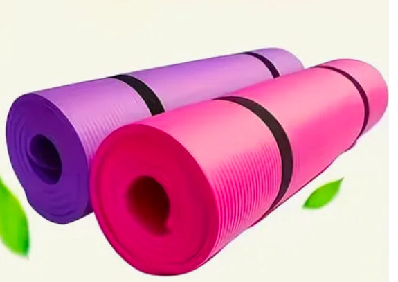 Colorful non-slip yoga mats for fitness and home workouts
